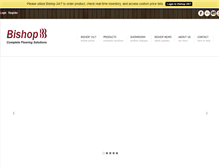 Tablet Screenshot of bishopdistributing.com